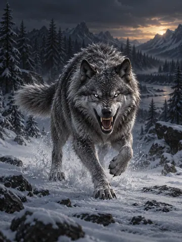 Illustration de la carte Loup de Fenrir